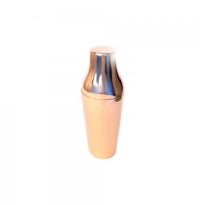 Shaker (Σέικερ) "Parisiene" 2 τμημάτων Inox copper 600ml / 20 cm