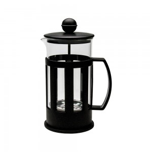 Καφετιέρα γαλλικού καφέ με έμβολο μαύρη 350 ml