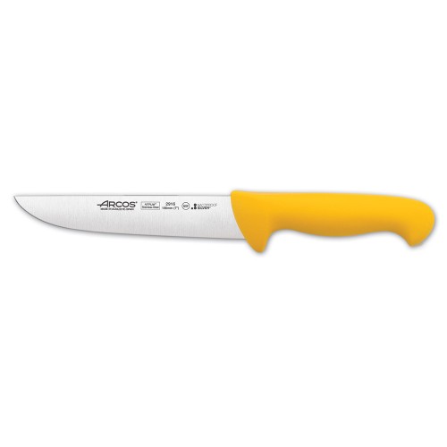 Μαχαίρι πουλερικών κίτρινο, 18 cm