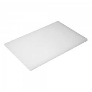 Πλάκα κοπής πολυαιθυλενίου λευκή (PE) 50x30 cm | 2 cm