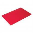Πλάκα κοπής πολυαιθυλενίου κόκκινη (PE) 50x30 cm | 2 cm
