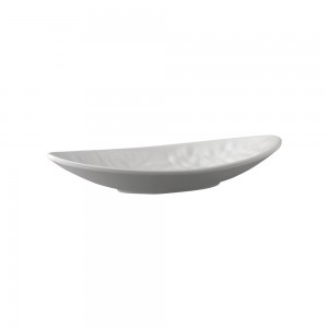 Μπολ μελαμίνης οβάλ, λευκό, "Tao" 25x13,5 cm | 4,5 cm