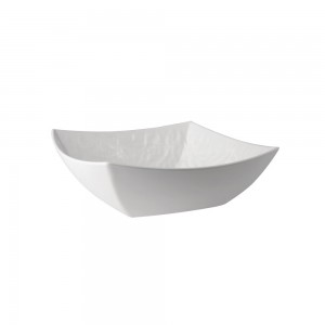 Μπολ μελαμίνης τετράγωνο, λευκό, "Tao" 30,5x30,5 cm | 10 cm