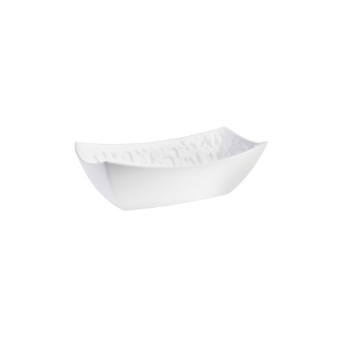 Μπολ μελαμίνης ορθογώνιο, λευκό, "Tao" 32,5x17,5 cm | 10 cm
