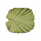 Πιατέλα μελαμίνης "φύλλο" πράσινη "Natural collection" 35x34 | 4,5 cm