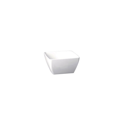 Μπολ μελαμίνης τετράγωνο, λευκό, "Pure Color" 12,5x12,5 cm | 6,5 cm