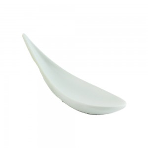 Κουτάλι amuse-bouche μελαμίνης, "Boat" φυστικί 14,5x4,5 cm | 4,5 cm