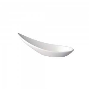 Κουτάλι amuse-bouche μελαμίνης, "Ming Hing" λευκό 11x4,5 cm | 4 cm