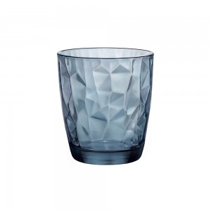 Ποτήρι Diamond ουίσκι "ocean blue" 30 cl