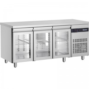 Ψυγείο Πάγκος Συντήρηση με 3 γυάλινες πόρτες 179cm (60)|  0°C +10°C | 179x60x87cm