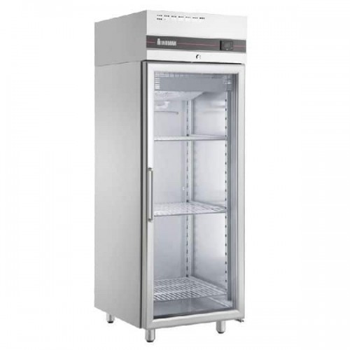 Ψυγείο βιτρίνα θάλαμος συντήρησης Inox-Glass|  -2°C +8°C | 72x90,5x210