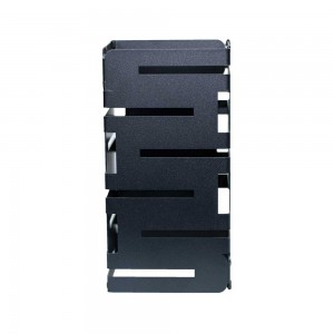 Κολώνα «Cube» μαύρη 18/10 | 34 cm