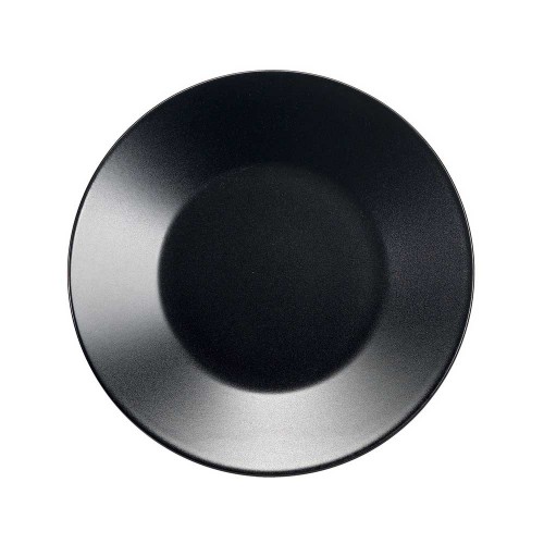 Πιάτο ρηχό μαύρο Elite 25 cm 