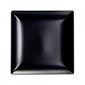 Πιάτο τετράγωνο μαύρο Elite 16x16 cm 