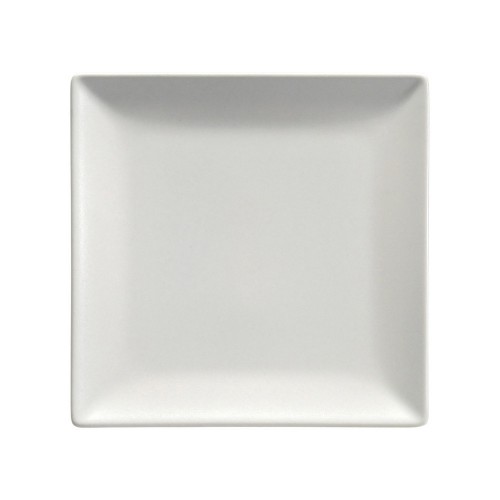 Πιάτο τετράγωνο λευκό Elite 24x24 cm 
